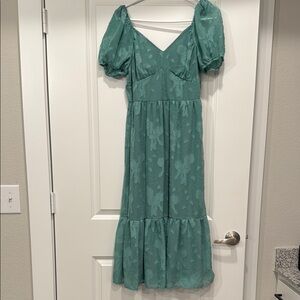 Mimi Chica Teal Midi Dress